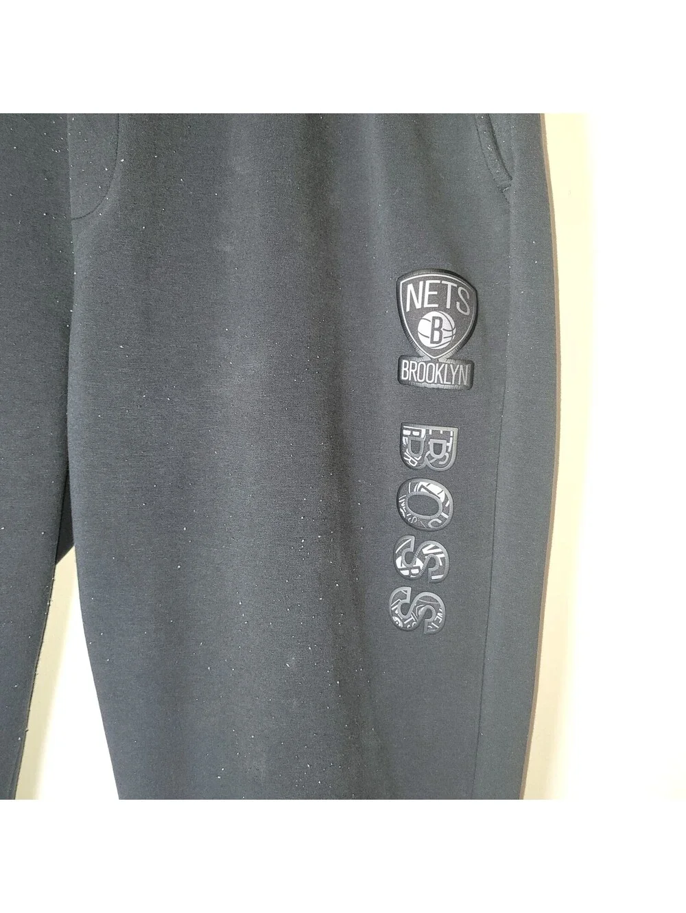 BOSS Hugo Boss NBA Brooklyn Nets Men's Black Activewear Jogger Sweatpants XL